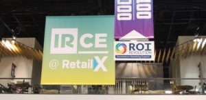 IRCE banner next to ROI Revolution banner at IRCE 2019