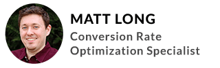 Matt Long Conversion Rate Optimization Author
