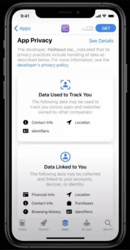 iOS Privacy Popup