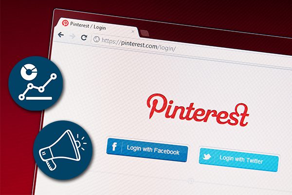 Pinterest home screen login