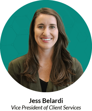 Headshot of Jess Belardi, Vice President of Client Services