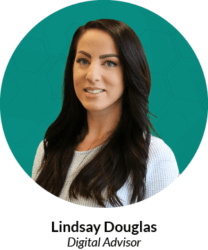 Headshot of Lindsay Douglas, Digital Advisor