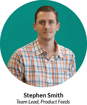 Headshot of Stephen Smith, Team Lead, Product Feeds