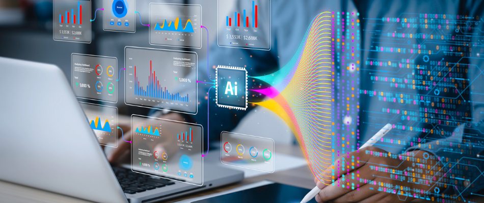 Typing on keyboard with AI