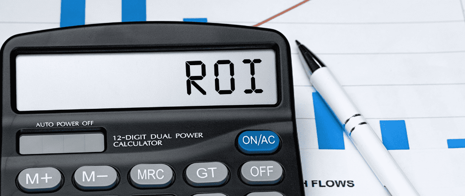 Word ROI on calculator