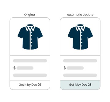 Google's new automated shipping updates