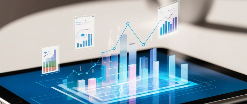 Graphs showing the modernizing of marketing attribution