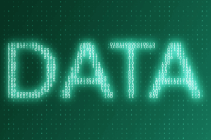 Green background with word data written.