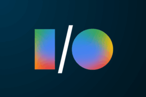 Google IO 2026 logo on navy blue background