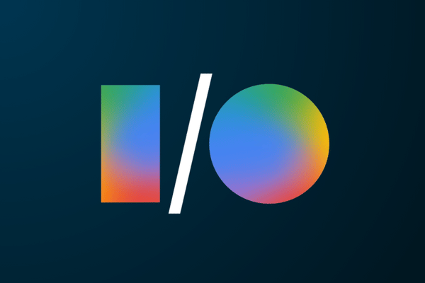 Google IO 2026 logo on navy blue background